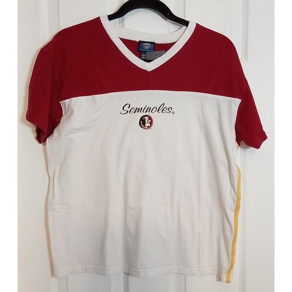 Florida Seminoles Women's V-Neck Shirt XL - Picture 1 of 4